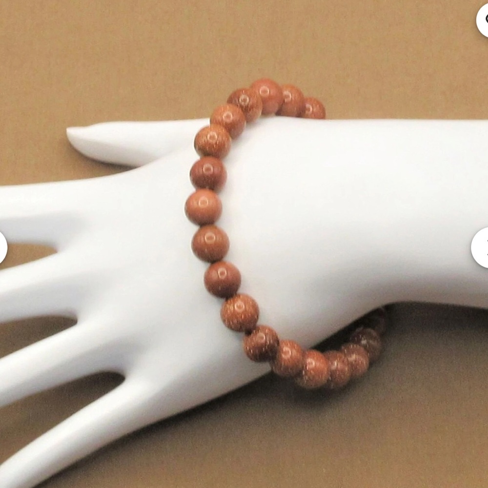 Chic Brown Beaded Bracelet